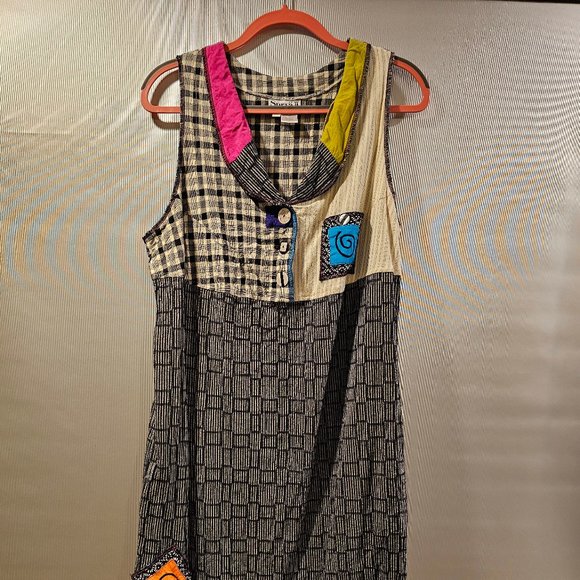 Surya II Patchwork Dress Plus-Size - Picture 1 of 4